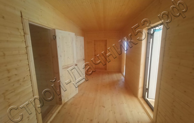 4 Каркасно-щитовой дом   Д-14, 12х8м, 96 М², Московская область, городской округ Истра, село Рождествено. (2)